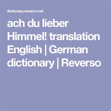 reverso german english